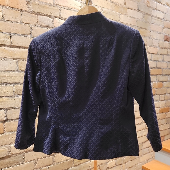 H&M blazer, size 6, dark purple/blue - Picture 2 of 5